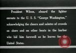 Standbild Woodrow Wilson Brest Frankreich, 1919, aus Sekunde 17 historischem Filmmaterial Videoclip 65675026961
