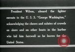 Standbild Woodrow Wilson Brest Frankreich, 1919, aus Sekunde 19 historischem Filmmaterial Videoclip 65675026961