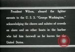 Standbild Woodrow Wilson Brest Frankreich, 1919, aus Sekunde 21 historischem Filmmaterial Videoclip 65675026961