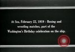 Standbild USS George Washington Atlantik, 1919, aus Sekunde 5 historischem Filmmaterial Videoclip 65675026962