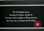 Image of Woodrow Wilson Boston Massachusetts USA, 1919, second 15 stock footage video 65675026964