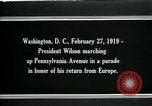 Image of Woodrow Wilson Washington DC USA, 1919, second 10 stock footage video 65675026967