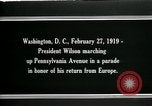 Image of Woodrow Wilson Washington DC USA, 1919, second 11 stock footage video 65675026967