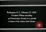 Image of Woodrow Wilson Washington DC USA, 1919, second 14 stock footage video 65675026967