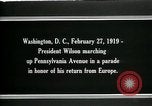 Image of Woodrow Wilson Washington DC USA, 1919, second 15 stock footage video 65675026967