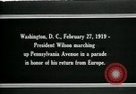 Image of Woodrow Wilson Washington DC USA, 1919, second 16 stock footage video 65675026967