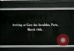 Image of Woodrow Wilson arriving for treaty signing Paris France, 1919, second 1 stock footage video 65675026969