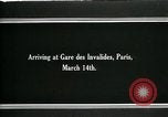 Image of Woodrow Wilson arriving for treaty signing Paris France, 1919, second 7 stock footage video 65675026969
