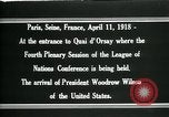 Image of Woodrow Wilson Paris France, 1919, second 5 stock footage video 65675026970