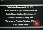Image of Woodrow Wilson Paris France, 1919, second 6 stock footage video 65675026970