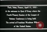 Image of Woodrow Wilson Paris France, 1919, second 9 stock footage video 65675026970