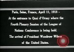 Image of Woodrow Wilson Paris France, 1919, second 12 stock footage video 65675026970