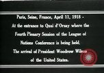 Image of Woodrow Wilson Paris France, 1919, second 13 stock footage video 65675026970