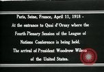 Image of Woodrow Wilson Paris France, 1919, second 19 stock footage video 65675026970