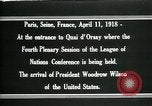 Image of Woodrow Wilson Paris France, 1919, second 21 stock footage video 65675026970