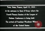 Image of Woodrow Wilson Paris France, 1919, second 23 stock footage video 65675026970