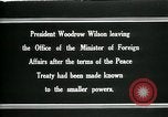 Immagine di Woodrow Wilson Parigi Francia, 1919, secondo 7 filmato di repertorio 65675026971
