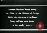Immagine di Woodrow Wilson Parigi Francia, 1919, secondo 13 filmato di repertorio 65675026971