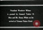 Standbild Woodrow Wilson Siene Versailles et Oise Frankreich, 1919, aus Sekunde 1 historischem Filmmaterial Videoclip 65675026973