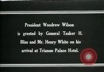 Standbild Woodrow Wilson Siene Versailles et Oise Frankreich, 1919, aus Sekunde 6 historischem Filmmaterial Videoclip 65675026973
