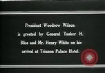 Standbild Woodrow Wilson Siene Versailles et Oise Frankreich, 1919, aus Sekunde 15 historischem Filmmaterial Videoclip 65675026973