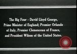 Standbild David Lloyd George Paris Frankreich, 1919, aus Sekunde 3 historischem Filmmaterial Videoclip 65675026975