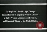 Standbild David Lloyd George Paris Frankreich, 1919, aus Sekunde 5 historischem Filmmaterial Videoclip 65675026975