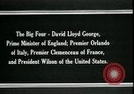 Standbild David Lloyd George Paris Frankreich, 1919, aus Sekunde 7 historischem Filmmaterial Videoclip 65675026975