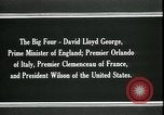 Standbild David Lloyd George Paris Frankreich, 1919, aus Sekunde 8 historischem Filmmaterial Videoclip 65675026975