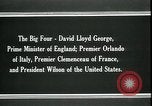 Standbild David Lloyd George Paris Frankreich, 1919, aus Sekunde 9 historischem Filmmaterial Videoclip 65675026975