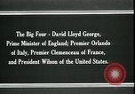 Standbild David Lloyd George Paris Frankreich, 1919, aus Sekunde 10 historischem Filmmaterial Videoclip 65675026975