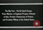 Standbild David Lloyd George Paris Frankreich, 1919, aus Sekunde 15 historischem Filmmaterial Videoclip 65675026975