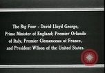 Standbild David Lloyd George Paris Frankreich, 1919, aus Sekunde 16 historischem Filmmaterial Videoclip 65675026975