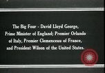 Standbild David Lloyd George Paris Frankreich, 1919, aus Sekunde 17 historischem Filmmaterial Videoclip 65675026975