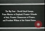 Standbild David Lloyd George Paris Frankreich, 1919, aus Sekunde 19 historischem Filmmaterial Videoclip 65675026975