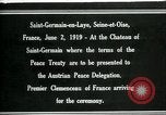Immagine di Georges Clemenceau Chateau Saint Germain-en-Laye Francia, 1919, secondo 1 filmato di repertorio 65675026981