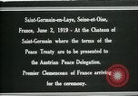 Immagine di Georges Clemenceau Chateau Saint Germain-en-Laye Francia, 1919, secondo 5 filmato di repertorio 65675026981