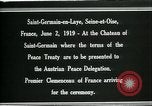 Immagine di Georges Clemenceau Chateau Saint Germain-en-Laye Francia, 1919, secondo 6 filmato di repertorio 65675026981