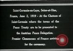 Immagine di Georges Clemenceau Chateau Saint Germain-en-Laye Francia, 1919, secondo 9 filmato di repertorio 65675026981
