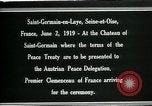 Immagine di Georges Clemenceau Chateau Saint Germain-en-Laye Francia, 1919, secondo 15 filmato di repertorio 65675026981