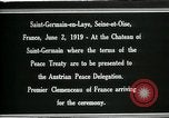 Immagine di Georges Clemenceau Chateau Saint Germain-en-Laye Francia, 1919, secondo 30 filmato di repertorio 65675026981