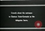 Immagine di I delegati austriaci Chateau Saint Germain-en-Laye Francia, 1919, secondo 39 filmato di repertorio 65675026983