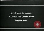 Immagine di I delegati austriaci Chateau Saint Germain-en-Laye Francia, 1919, secondo 40 filmato di repertorio 65675026983
