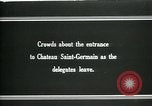 Immagine di I delegati austriaci Chateau Saint Germain-en-Laye Francia, 1919, secondo 41 filmato di repertorio 65675026983