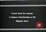 Immagine di I delegati austriaci Chateau Saint Germain-en-Laye Francia, 1919, secondo 42 filmato di repertorio 65675026983