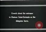 Immagine di I delegati austriaci Chateau Saint Germain-en-Laye Francia, 1919, secondo 43 filmato di repertorio 65675026983