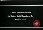 Immagine di I delegati austriaci Chateau Saint Germain-en-Laye Francia, 1919, secondo 44 filmato di repertorio 65675026983