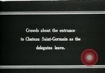 Immagine di I delegati austriaci Chateau Saint Germain-en-Laye Francia, 1919, secondo 45 filmato di repertorio 65675026983