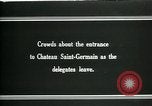 Immagine di I delegati austriaci Chateau Saint Germain-en-Laye Francia, 1919, secondo 46 filmato di repertorio 65675026983