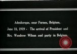 Immagine di Woodrow Wilson Adinkerque Belgio, 1919, secondo 3 filmato di repertorio 65675026984